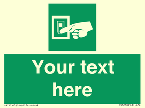 Custom Light Switch Sign